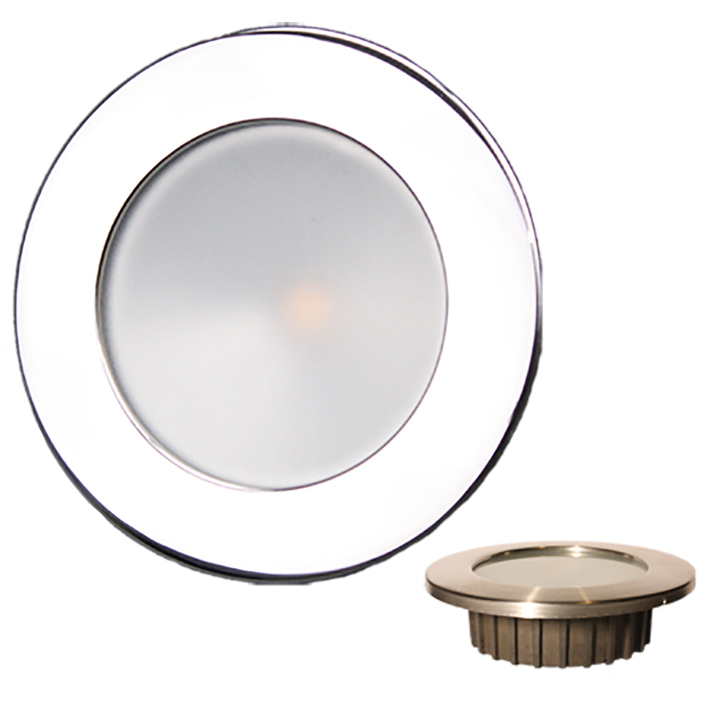 Lunasea Lighting ZERO EMI 3.5" LED Light, Warm White/Red, 12VDC