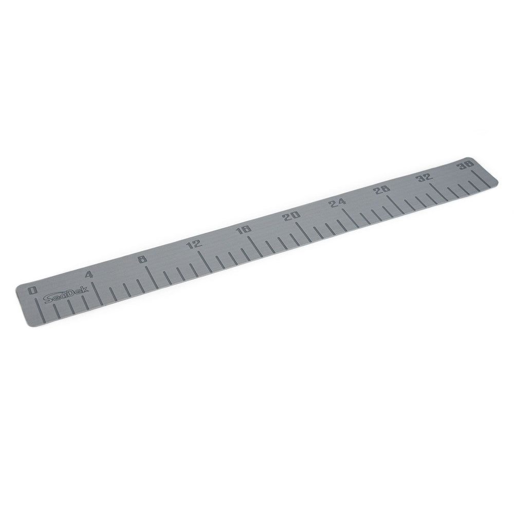 SeaDek 36-Inch Fish Ruler, Storm Grey - Marine Grade Measurement Tool