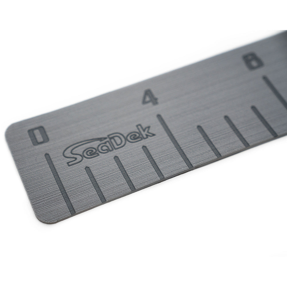 SeaDek 36-Inch Fish Ruler, Storm Grey - Marine Grade Measurement Tool