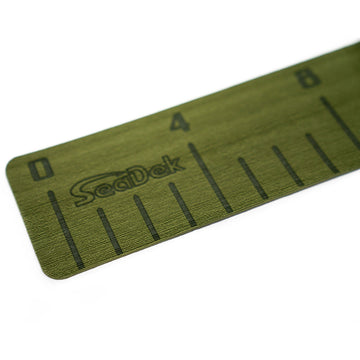 SeaDek 36" Fish Ruler, Olive Green – Marine-Grade Non-Skid with 3M™ Adhesive
