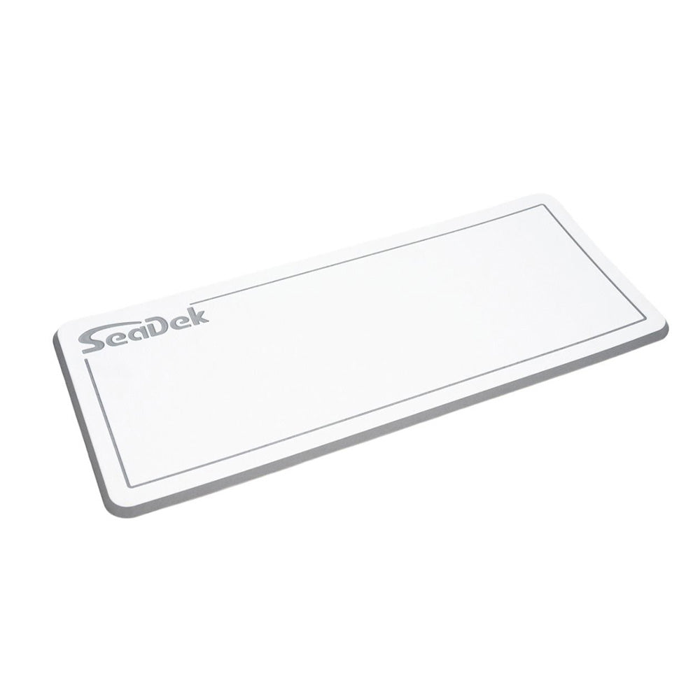 SeaDek Small Dual-Density Anti-Fatigue Helm Pad, White/Storm Grey, 36"x14"