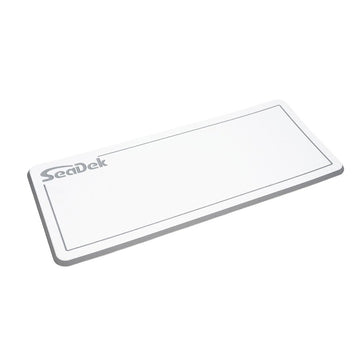 SeaDek Small Dual-Density Anti-Fatigue Helm Pad, White/Storm Grey, 36"x14"