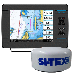 SI-TEX NavPro 1200F 12" Hybrid Touch Chartplotter with 4kW 20" WiFi Radar