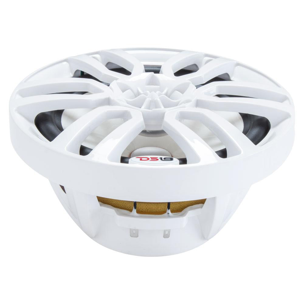 DS18 HYDRO 6.5 in. 2-Way Marine Speakers with RGB LED Lights, 375W