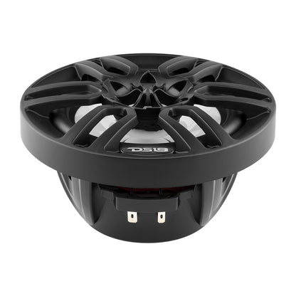 DS18 HYDRO 6.5 in. 2-Way Marine Speakers with RGB LED Lights, Matte Black (NXL-6BK)