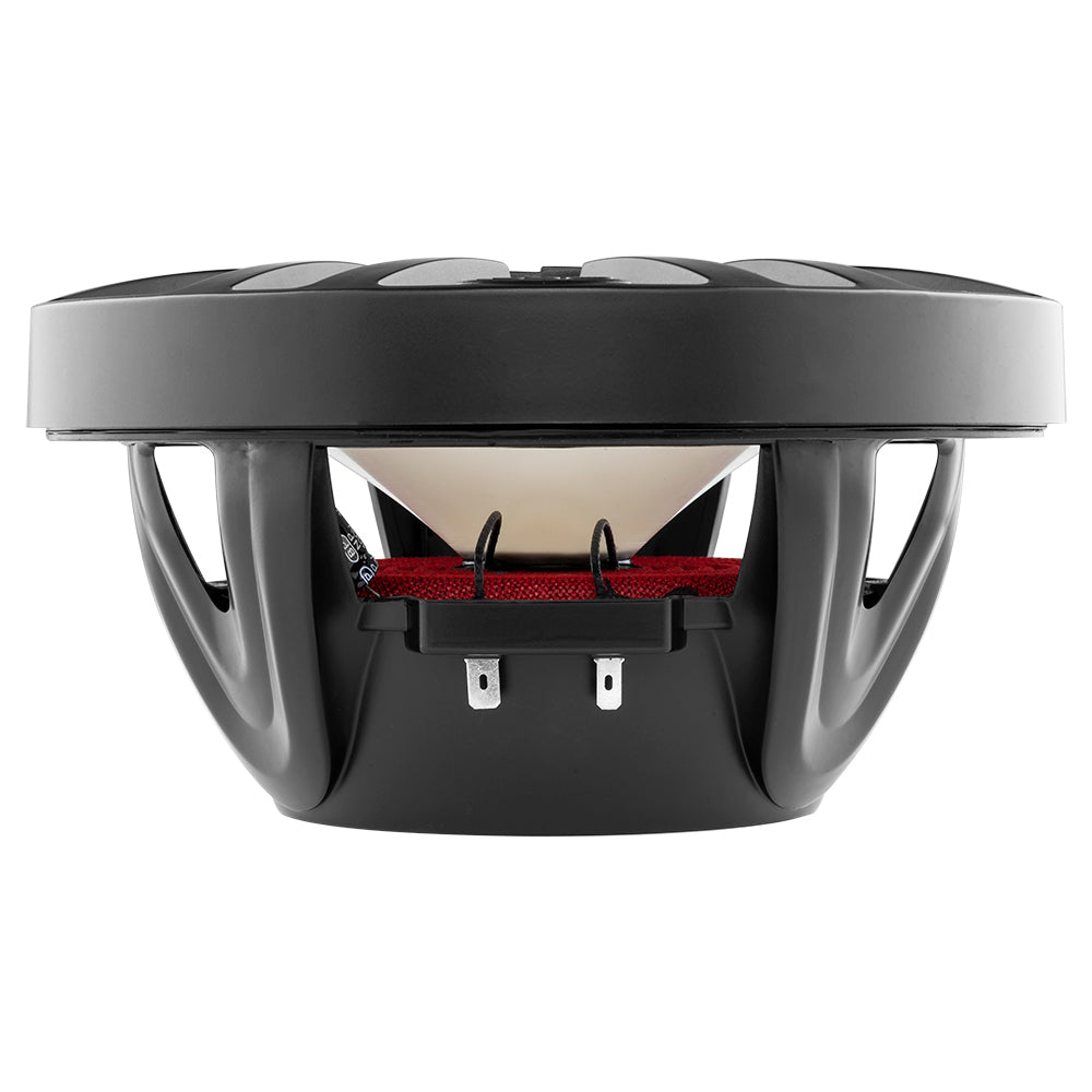 DS18 HYDRO 8 in. 2-Way Marine Speakers with RGB LED Lighting, Matte Black (NXL-8BK)