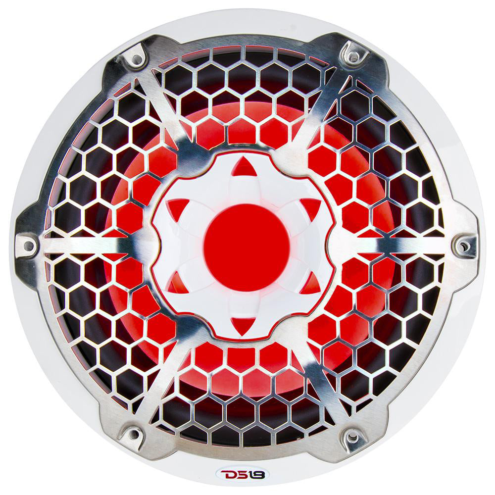 DS18 HYDRO 10 in. Marine Subwoofer with RGB Lights, 600W
