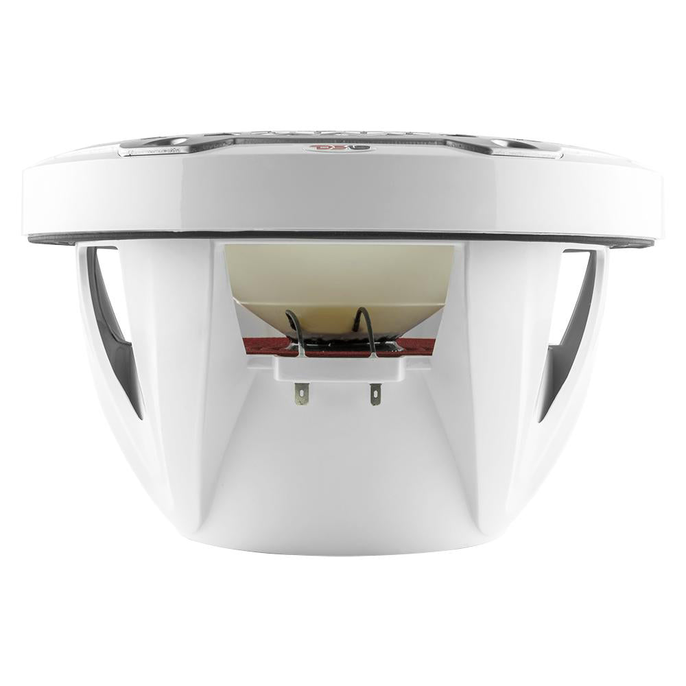 DS18 HYDRO 12 in. Marine Subwoofer with RGB Lights - 700W, White