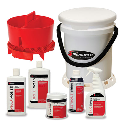 Shurhold 5 Gallon Ultimate One Bucket Detailing Kit