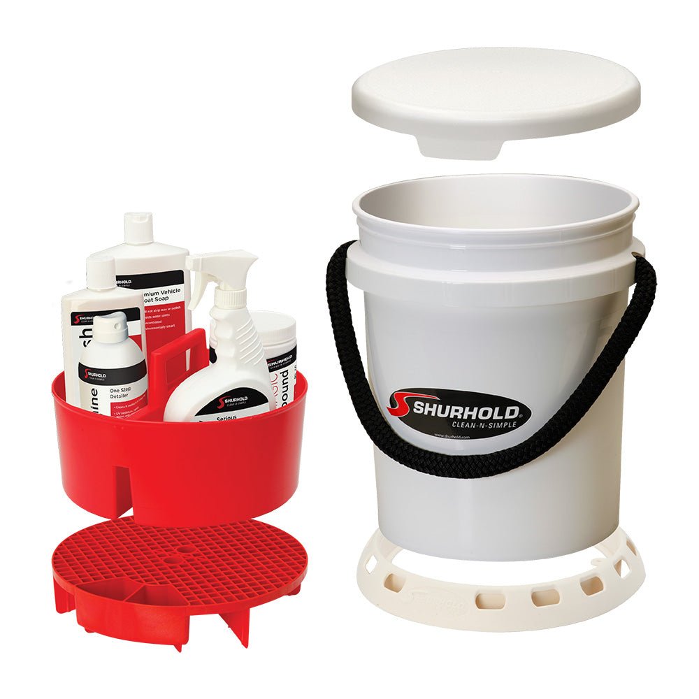 Shurhold 5 Gallon Ultimate One Bucket Detailing Kit