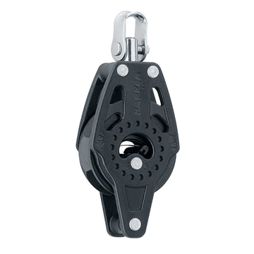 Harken 40mm Carbo Single Ratchet Block with Swivel & Becket