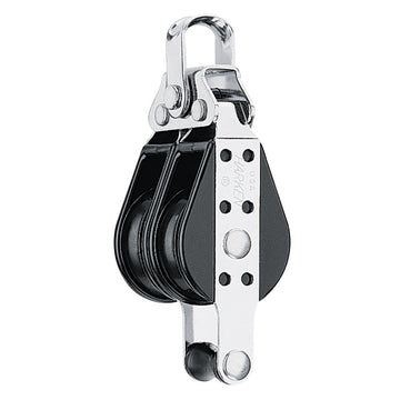 Harken 38mm Double Big Bullet Block with Becket, 600lb MWL