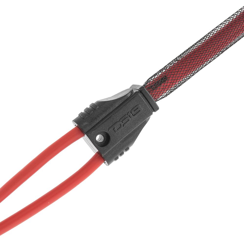 DS18 Advance Ultra Flex 1-Female to 2-Male RCA Y-Adapter Cable