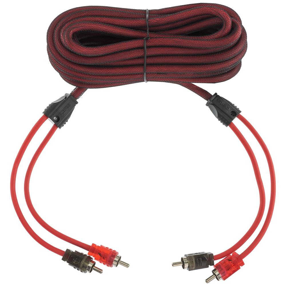 DS18 Advance Ultra Flex 2-Channel RCA Audio Cable, 20 ft.