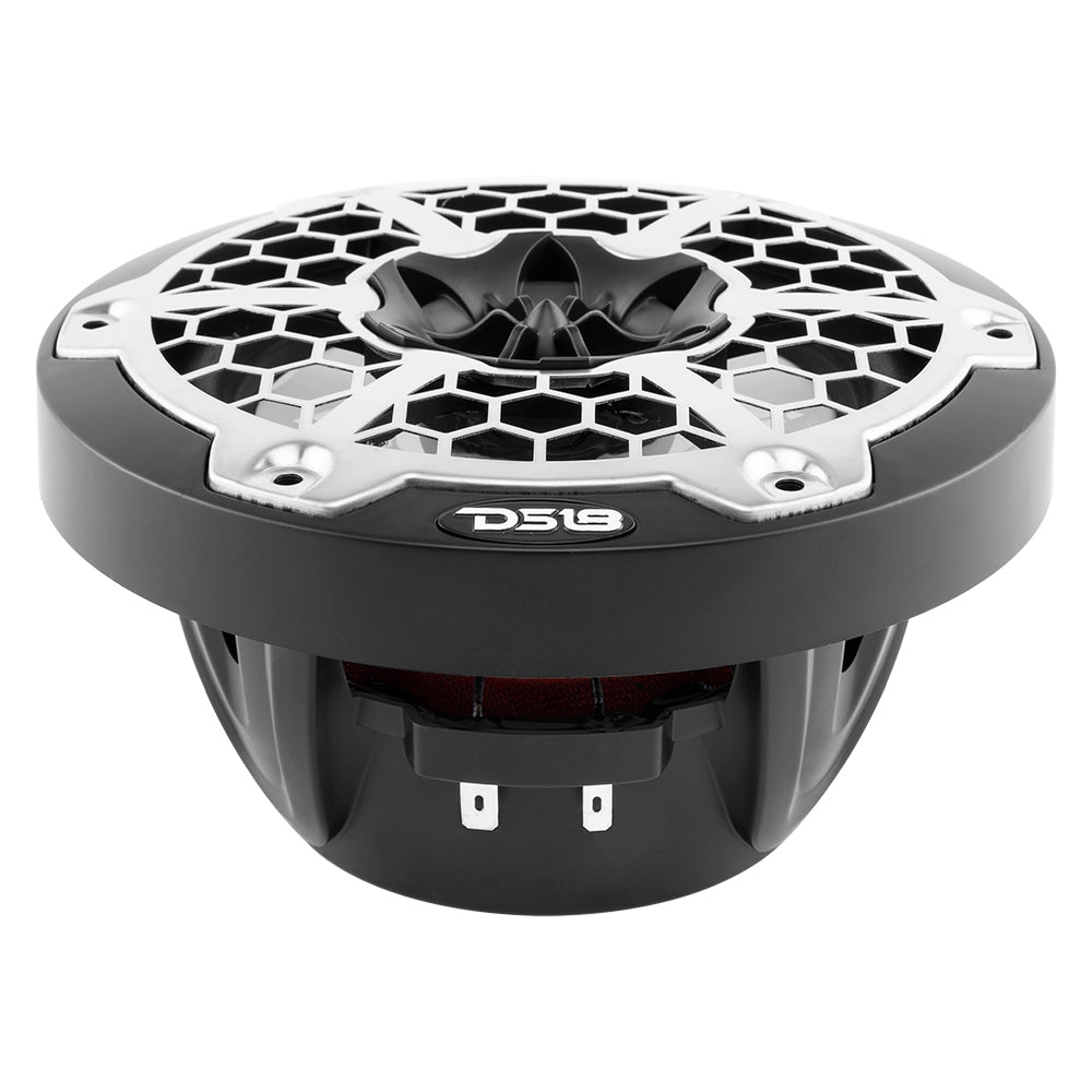 DS18 NXL-6M/BK HYDRO 6.5 in. 2-Way Marine Speakers with RGB LED - Black (Pair)