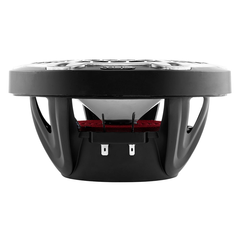 DS18 NXL-8M/BK HYDRO 8 in. 2-Way Marine Speakers with RGB LED Lighting, 375W