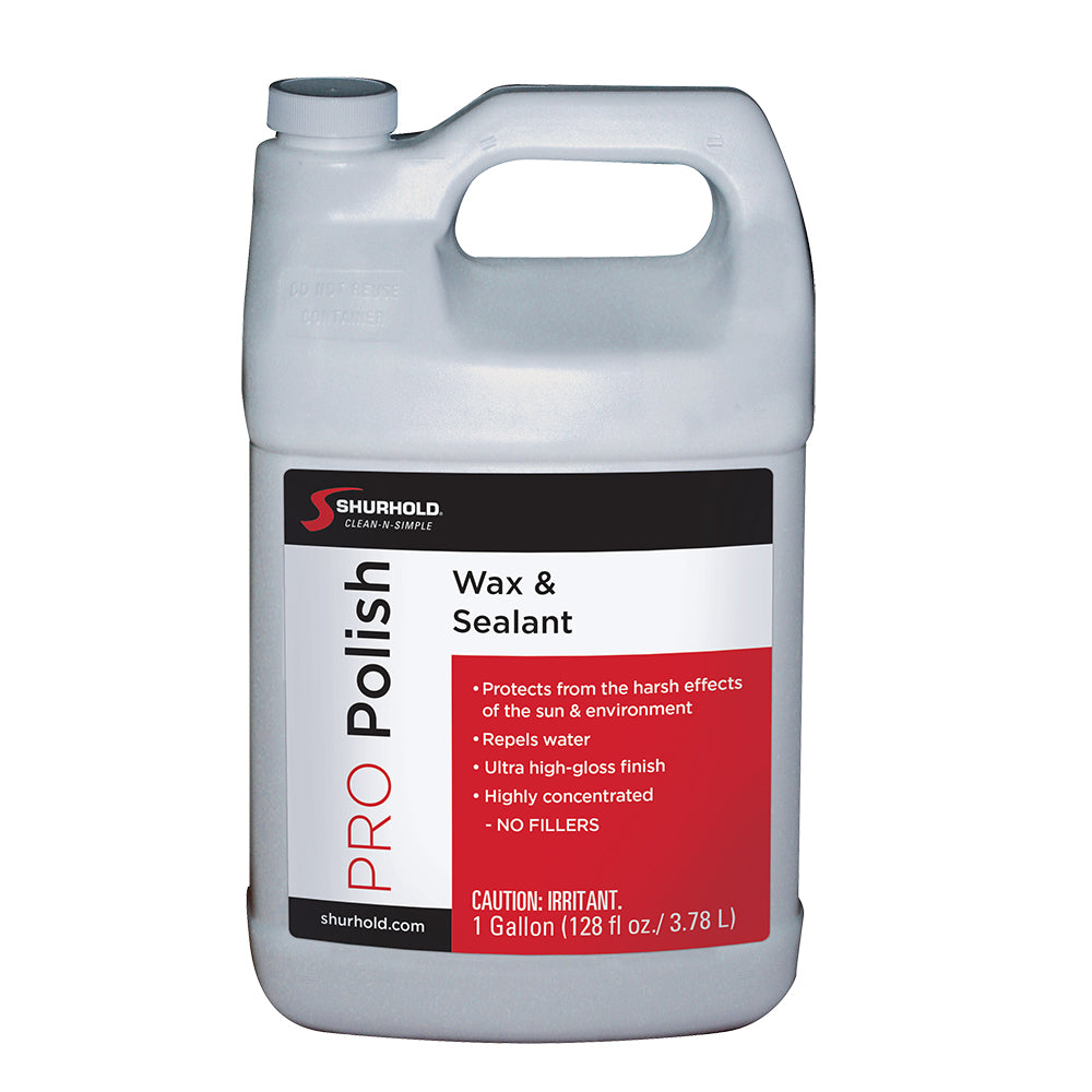 Shurhold PRO Polish Wax & Sealant, 1 Gallon – Polymer-Based, UV Protection