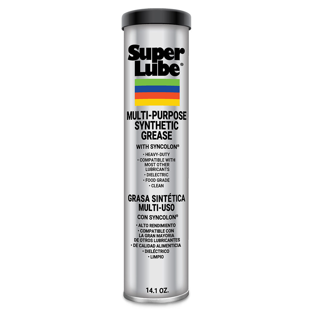 Super Lube Synthetic Grease with Syncolon® (PTFE), 14.1 oz, NSF Food Grade