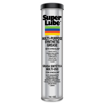 Super Lube Synthetic Grease with Syncolon® (PTFE), 14.1 oz, NSF Food Grade