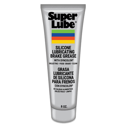 Super Lube Silicone Brake Grease, 8oz Tube, NLGI 2, NSF H1