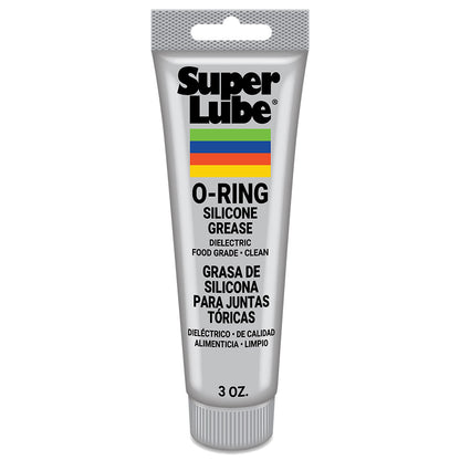 Super Lube O-Ring Silicone Grease, 3oz Tube – NSF H1 Certified & Kosher