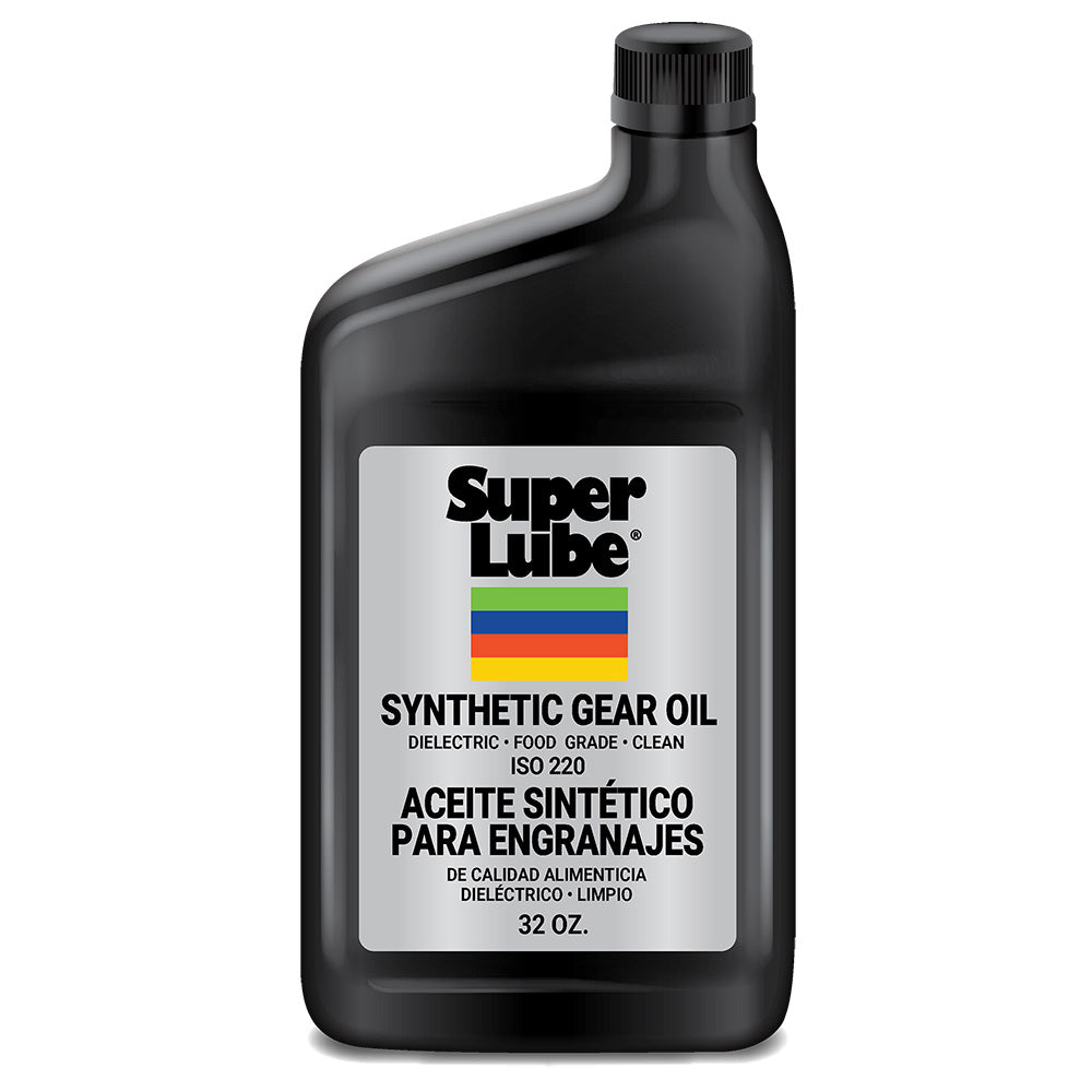 Super Lube Synthetic Gear Oil ISO 220, 1 Quart, NSF H1 Registered