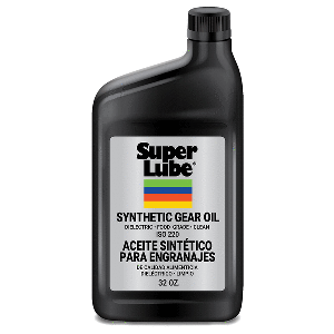 Super Lube Synthetic Gear Oil ISO 220, 1 Quart, NSF H1 Registered