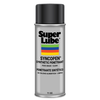 Super Lube Syncopen Synthetic Penetrant, Food Grade H1, 11oz Aerosol