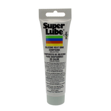 Super Lube Silicone Heat Sink Compound, 3oz Tube, -40°F to 500°F