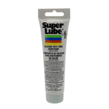 Super Lube Silicone Heat Sink Compound, 3oz Tube, -40°F to 500°F