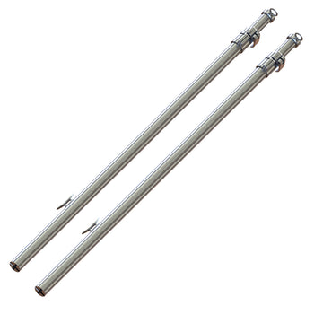 TACO Marine Tele-Sun Aluminum Shade Pole, 44.6"-69.37" Telescoping w/ Bag