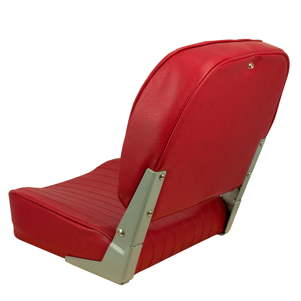 Springfield Marine Economy Folding Seat - Red, for Marine Use