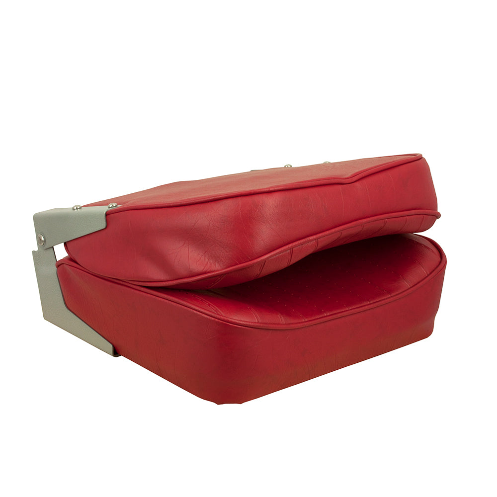 Springfield Marine Economy Folding Seat - Red, for Marine Use
