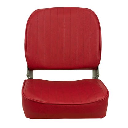 Springfield Marine Economy Folding Seat - Red, for Marine Use