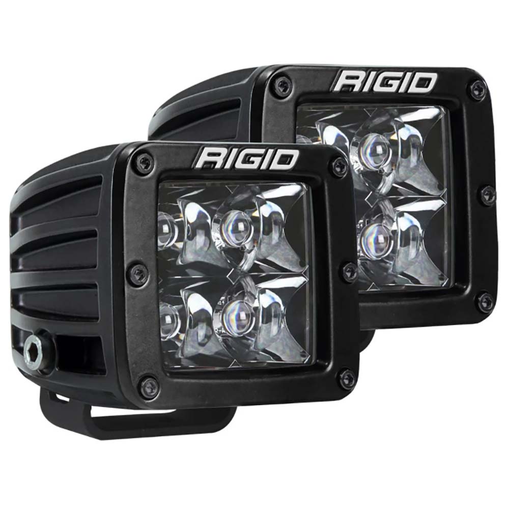 RIGID Industries D-Series PRO Midnight Edition Spot LED Pods, 3168 Lumens Pair