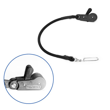 Tigress Single Halyard Lock, 12-inch with Stainless Steel Snap Lock Swivel