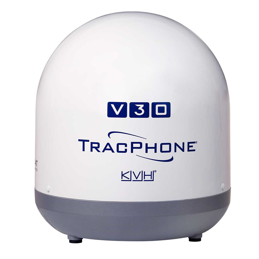 KVH TracPhone V30 Ultra-Compact VSAT System, 6/2 Mbps HTS Connectivity
