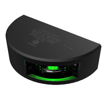Lopolight Series 301-001 Starboard Sidelight, 2NM, Black – USCG, DNV Certified