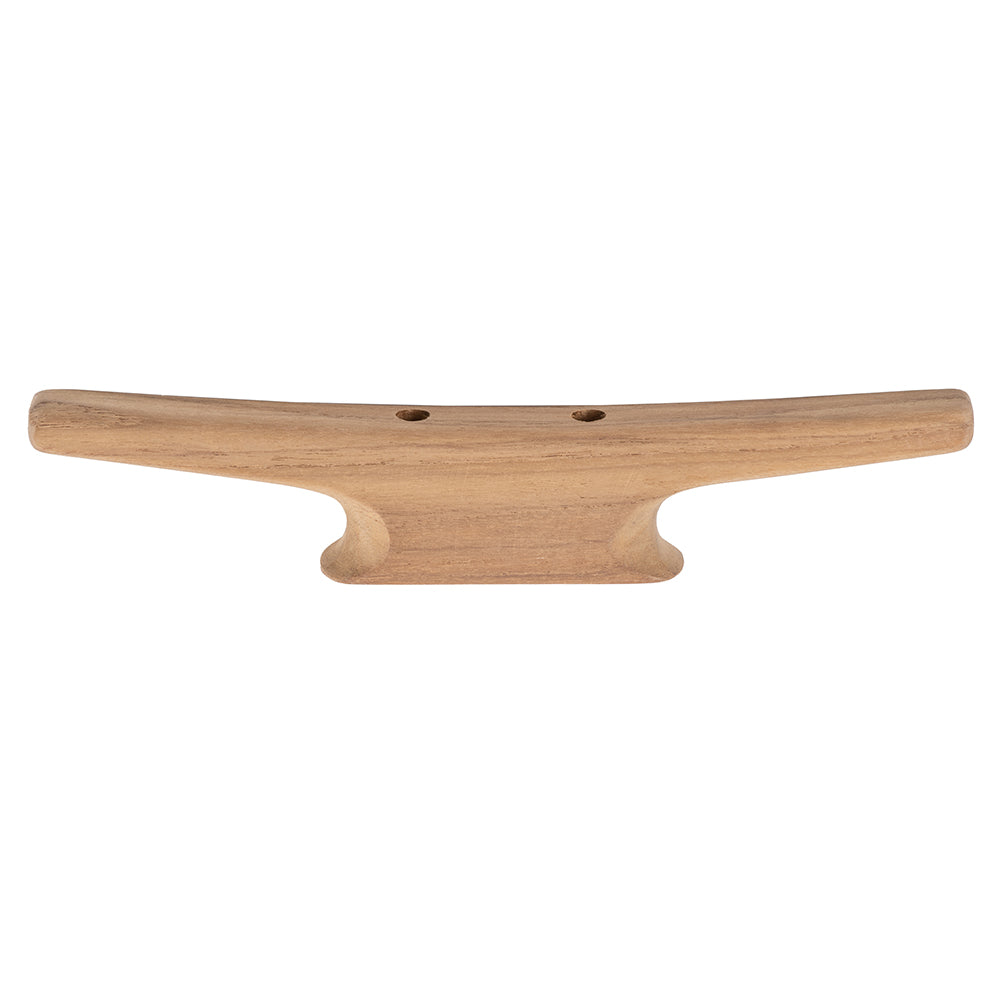 Whitecap 10" Teak Cleat – Nautical Style & Versatility