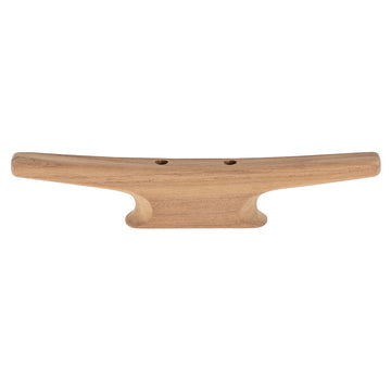 Whitecap 10" Teak Cleat – Nautical Style & Versatility