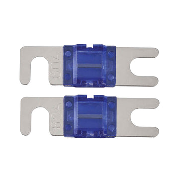 T-Spec V8 Series 60 Ampere Mini-ANL Fuses, Nickel Plated - 2 Pack