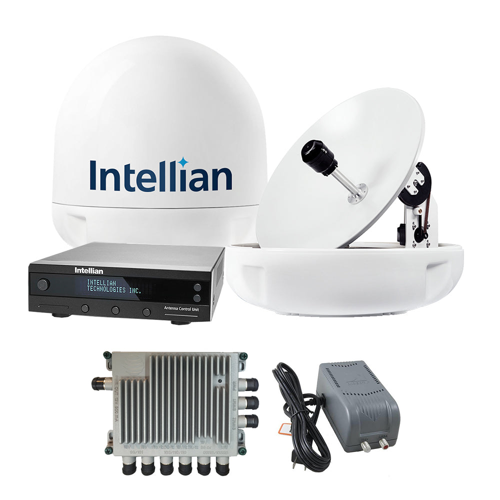 Intellian i5 All-Americas Marine TV Antenna System with SWM-30 Kit, 21"