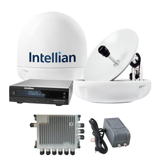 Intellian i5 All-Americas Marine TV Antenna System with SWM-30 Kit, 21"
