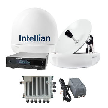 Intellian i5 All-Americas Marine TV Antenna System with SWM-30 Kit, 21"