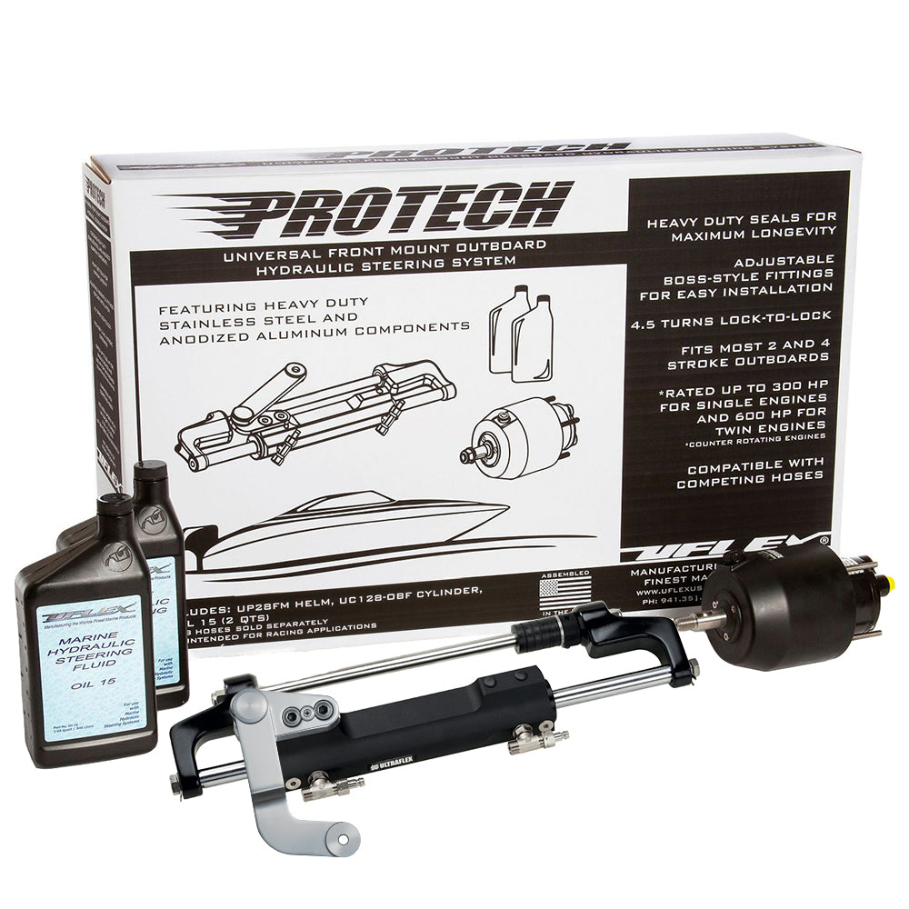 Uflex PROTECH 3.1 Front Mount Hydraulic Steering System UP28 Helm UC128-TS/3