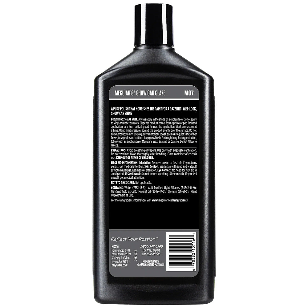 Meguiar's Mirror Glaze Show Car Glaze, 16 oz.