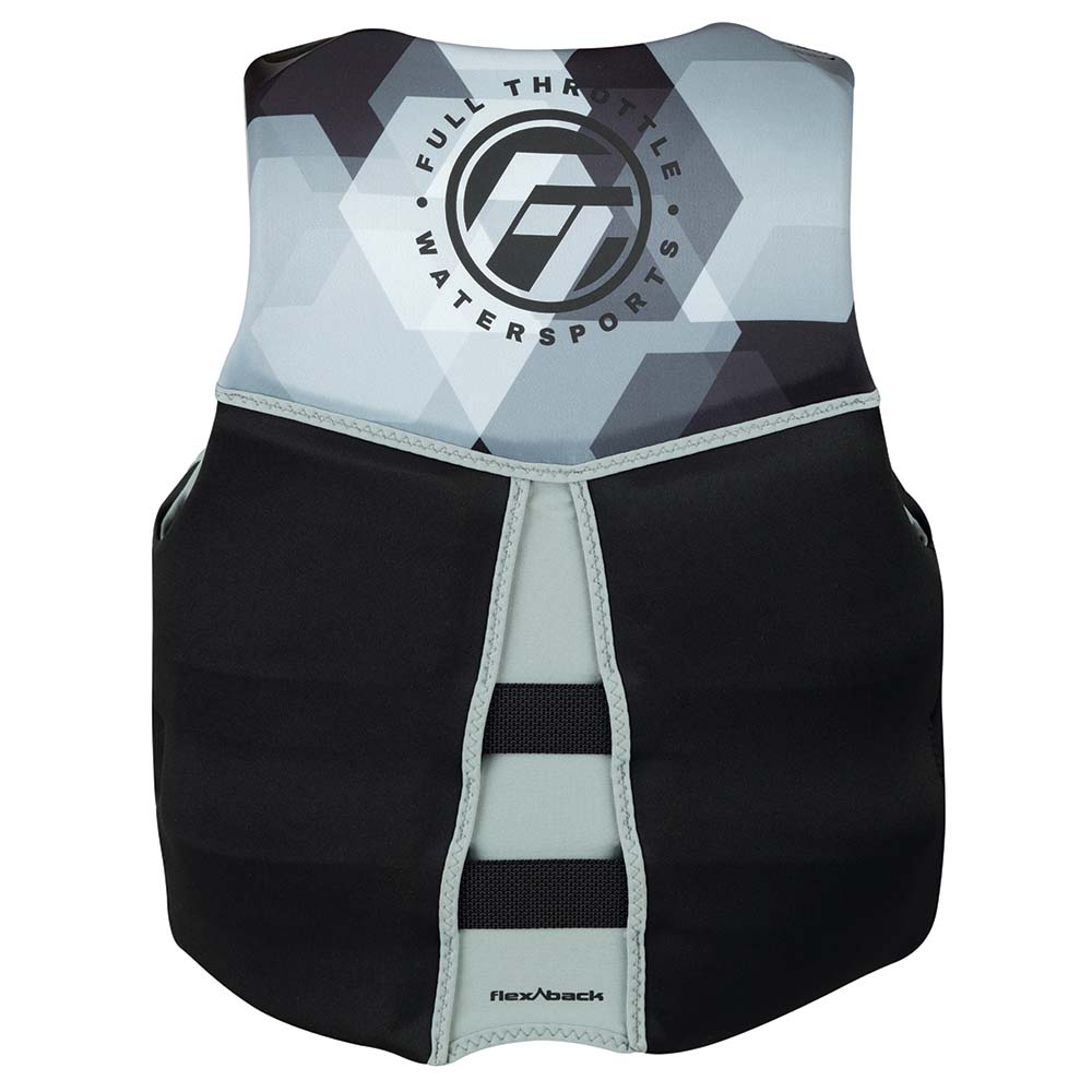 Full Throttle Men's Rapid-Dry Flex-Back Life Jacket, XL – USCG Approved
