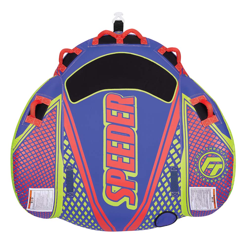 Full Throttle Speeder 2-Rider Towable Tube, Blue – 66"x71"