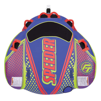 Full Throttle Speeder 2-Rider Towable Tube, Blue – 66"x71"