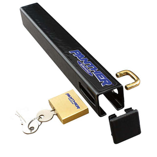 Panther Marine Outboard Motor Lock, Heavy-Duty Carbon Steel